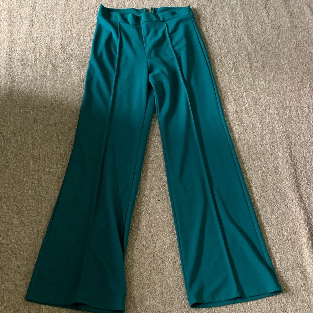 Women’s Turquoise wide leg pants